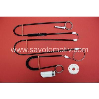 (2003-2009) AUDİ A-4 CABRİO TYPE 8H7-8HE CAM KRİKOSU TAMİR SETİ ÖN SOL (OEM CODE: 8H0837461)